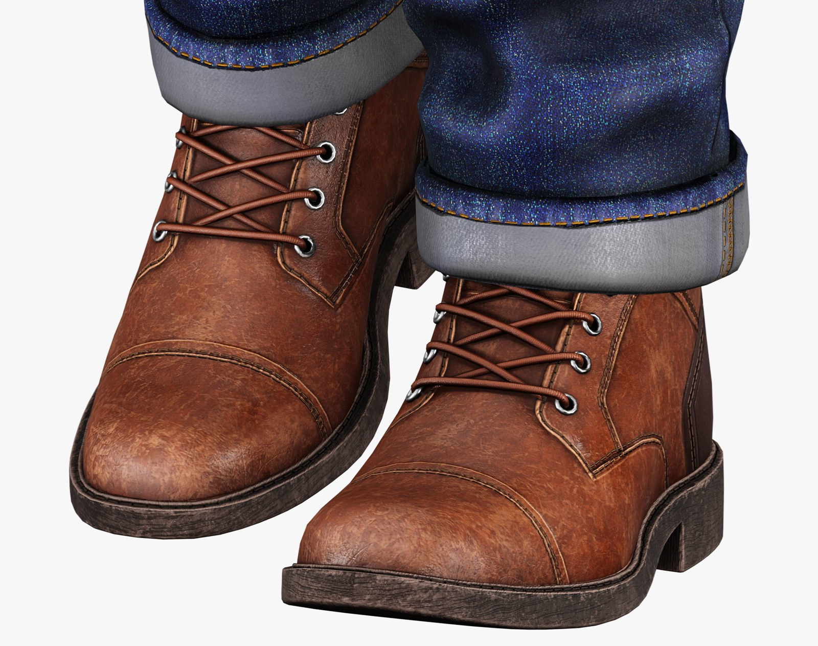 Leather Boots Pack 2 - Game-Ready PBR Footwear for VRChat & Unity | WOLVES STUDIO