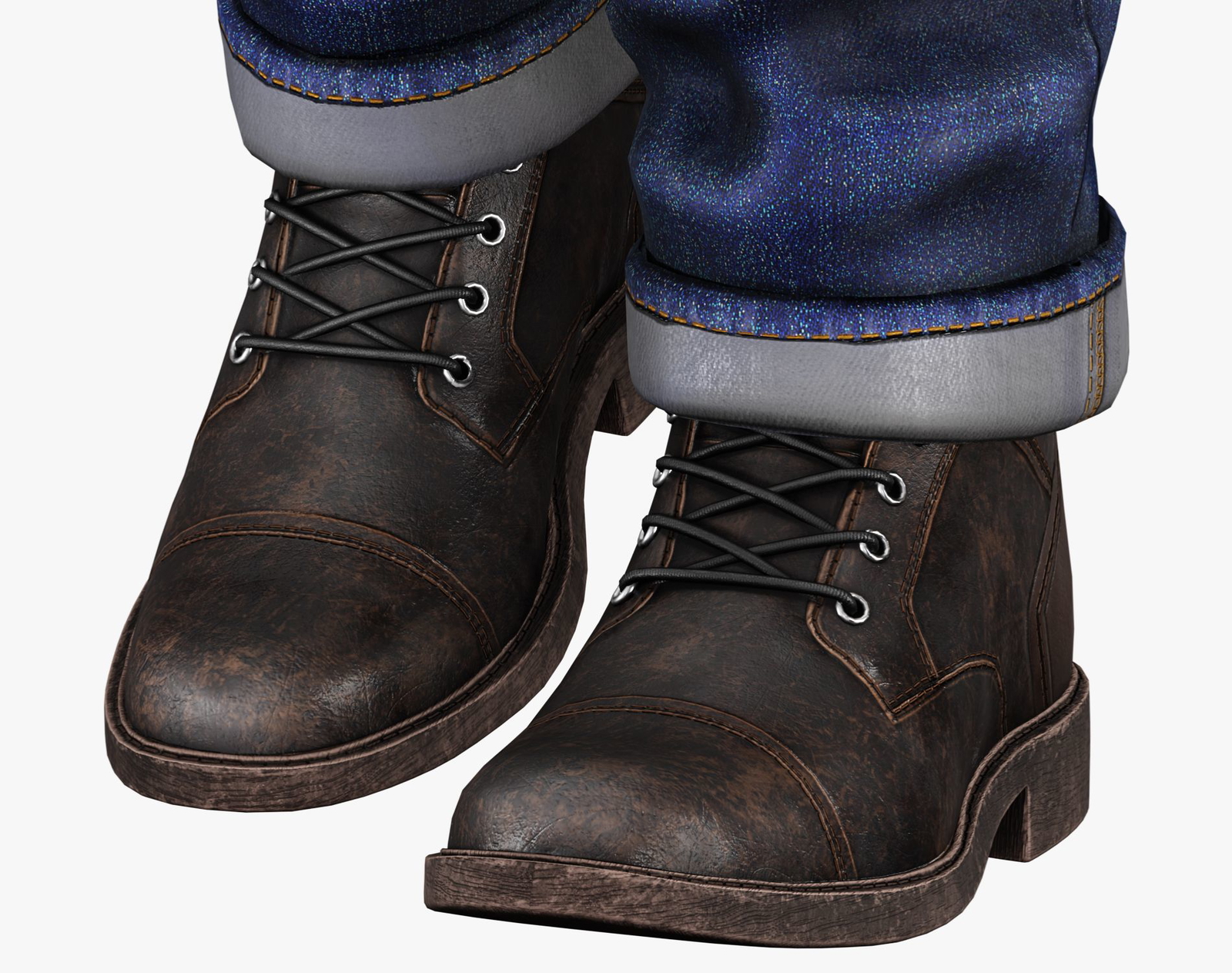Leather Boots Pack 2 - Game-Ready PBR Footwear for VRChat & Unity | WOLVES STUDIO