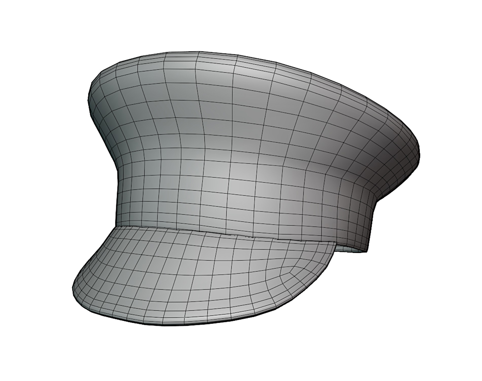 Red Latex Military Hat - Glossy High-Detail Accessory | WOLVES STUDIO