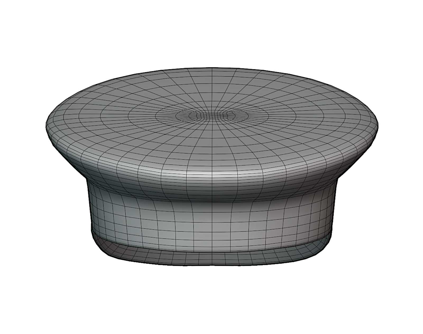 Red Latex Military Hat - Glossy High-Detail Accessory | WOLVES STUDIO