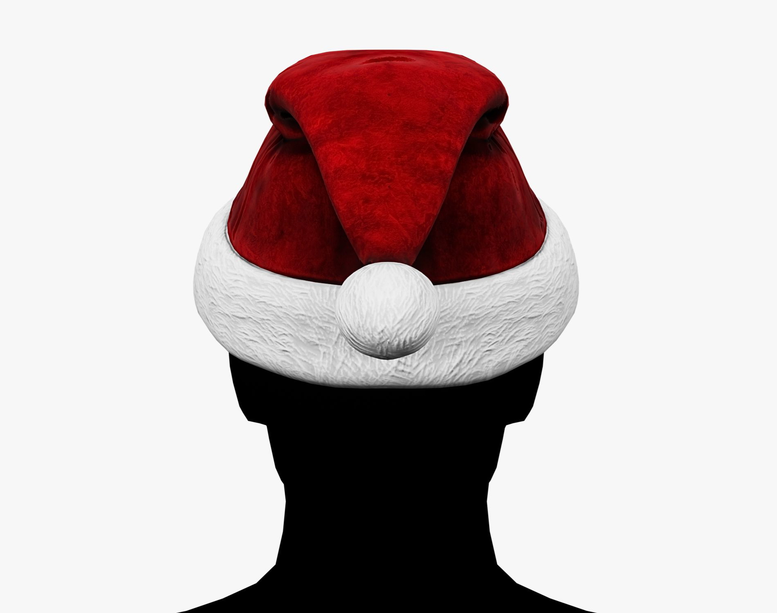 Classic Santa Hat Red - Christmas Avatar Accessory | WOLVES STUDIO