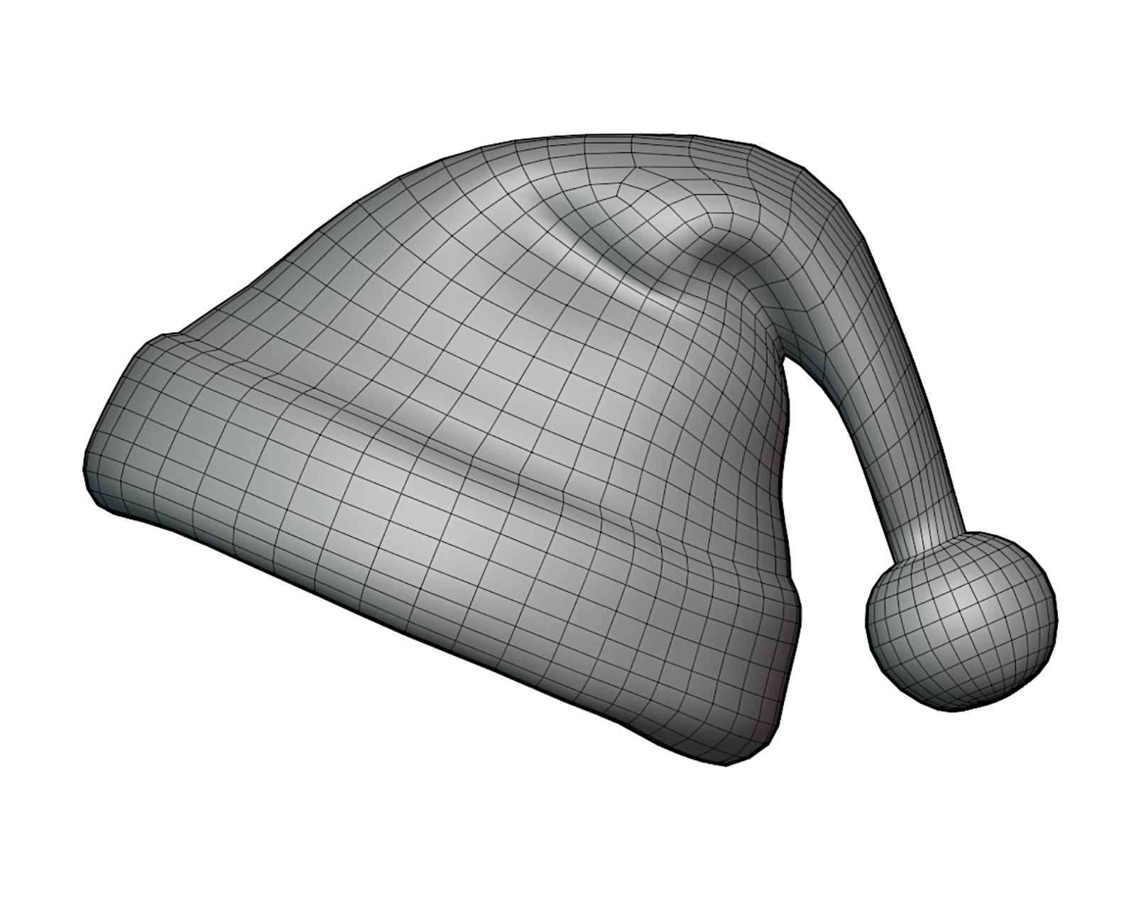 Classic Santa Hat Red - Christmas Avatar Accessory | WOLVES STUDIO