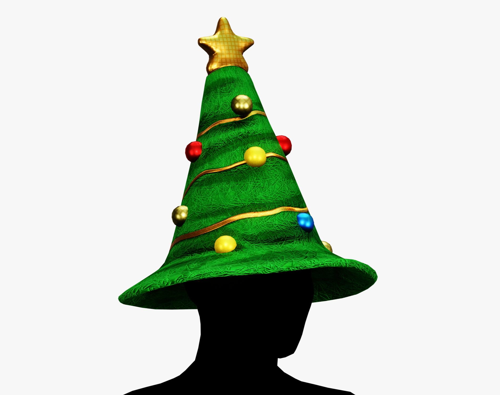 Christmas Tree Hat - Festive Avatar Accessory | WOLVES STUDIO