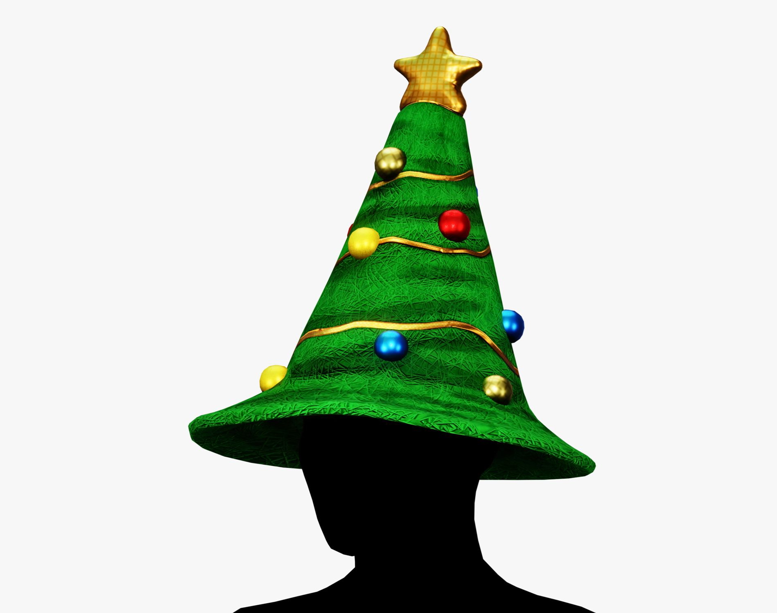 Christmas Tree Hat - Festive Avatar Accessory | WOLVES STUDIO