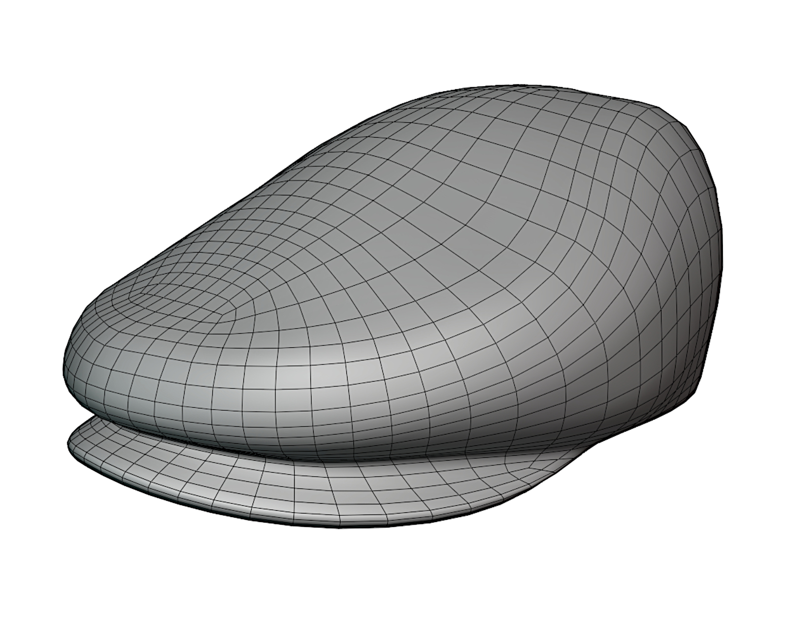 Classic Brown Leather Flat Cap Vintage | WOLVES STUDIO