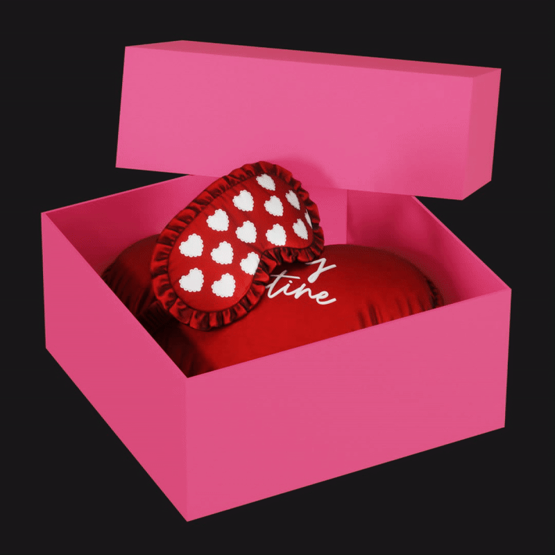 Valentine’s Gift Box with Sleep Mask + Plush Cute Prop | WOLVES STUDIO