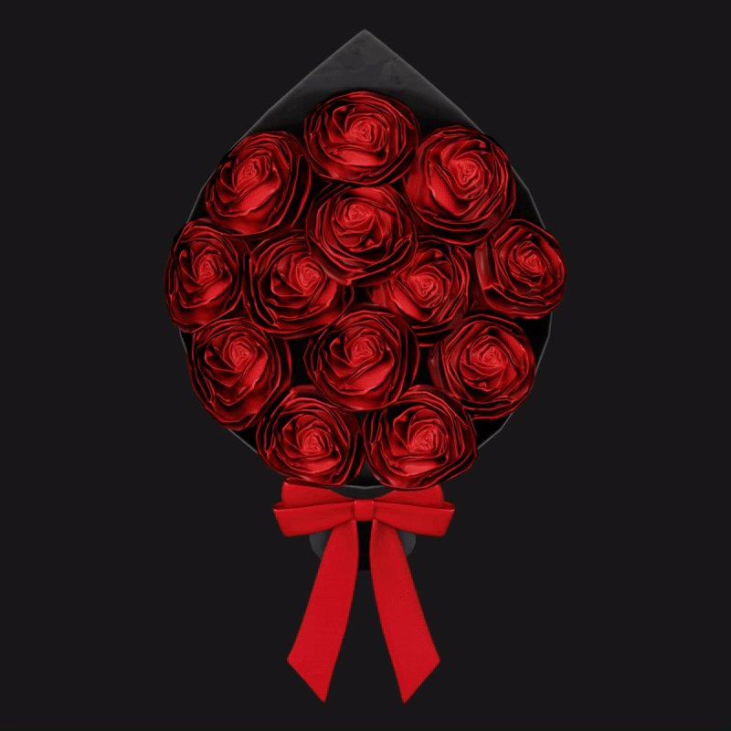 Valentine’s Roses Bouquet - Romantic Flower Prop | WOLVES STUDIO