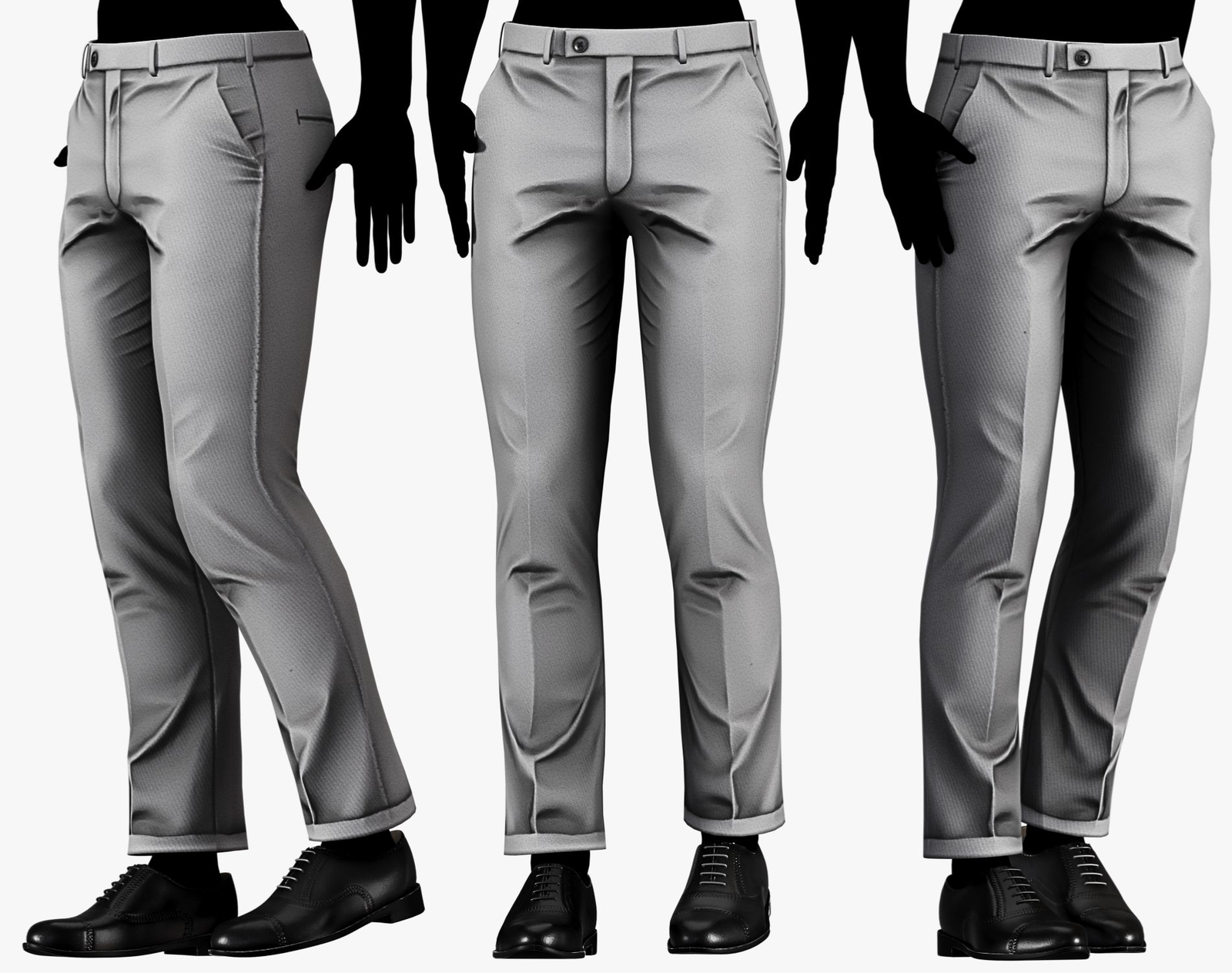 Suit Pants Mafia Style Pack 02 | WOLVES STUDIO