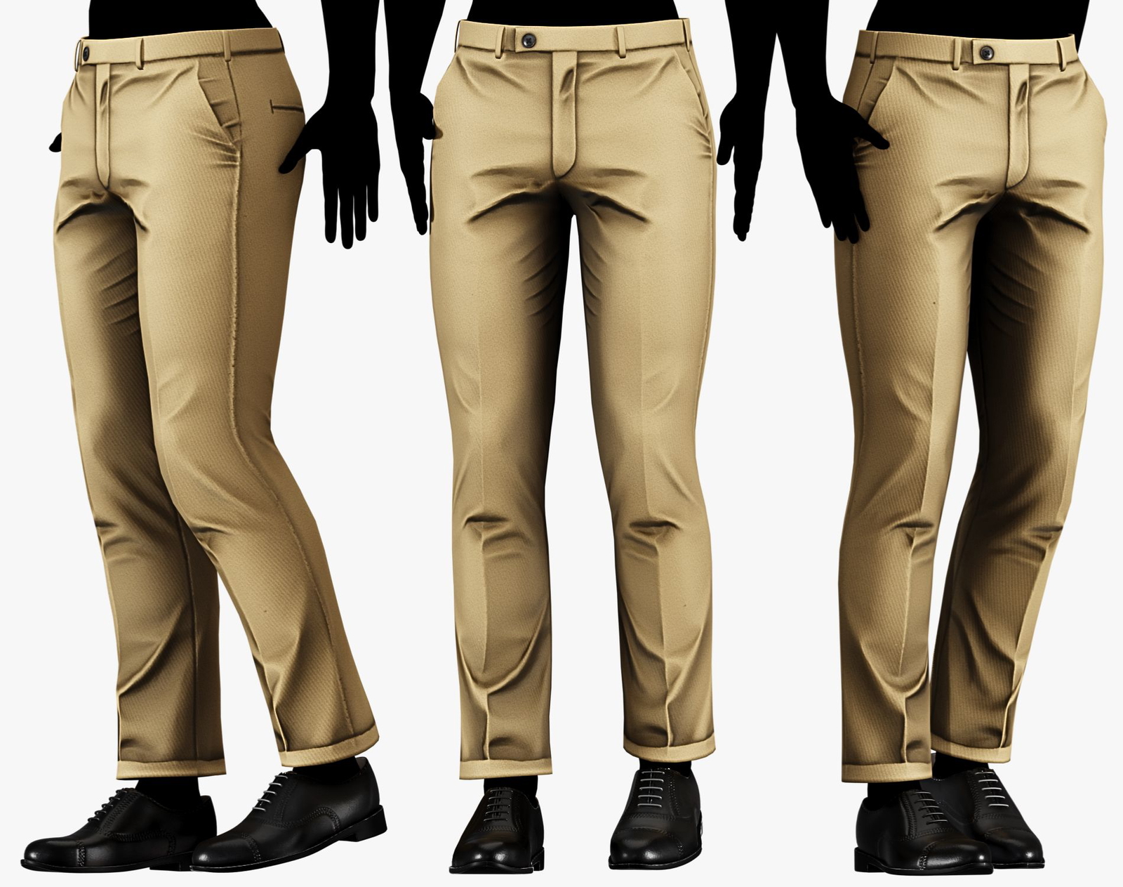 Suit Pants Mafia Style Pack 02 | WOLVES STUDIO