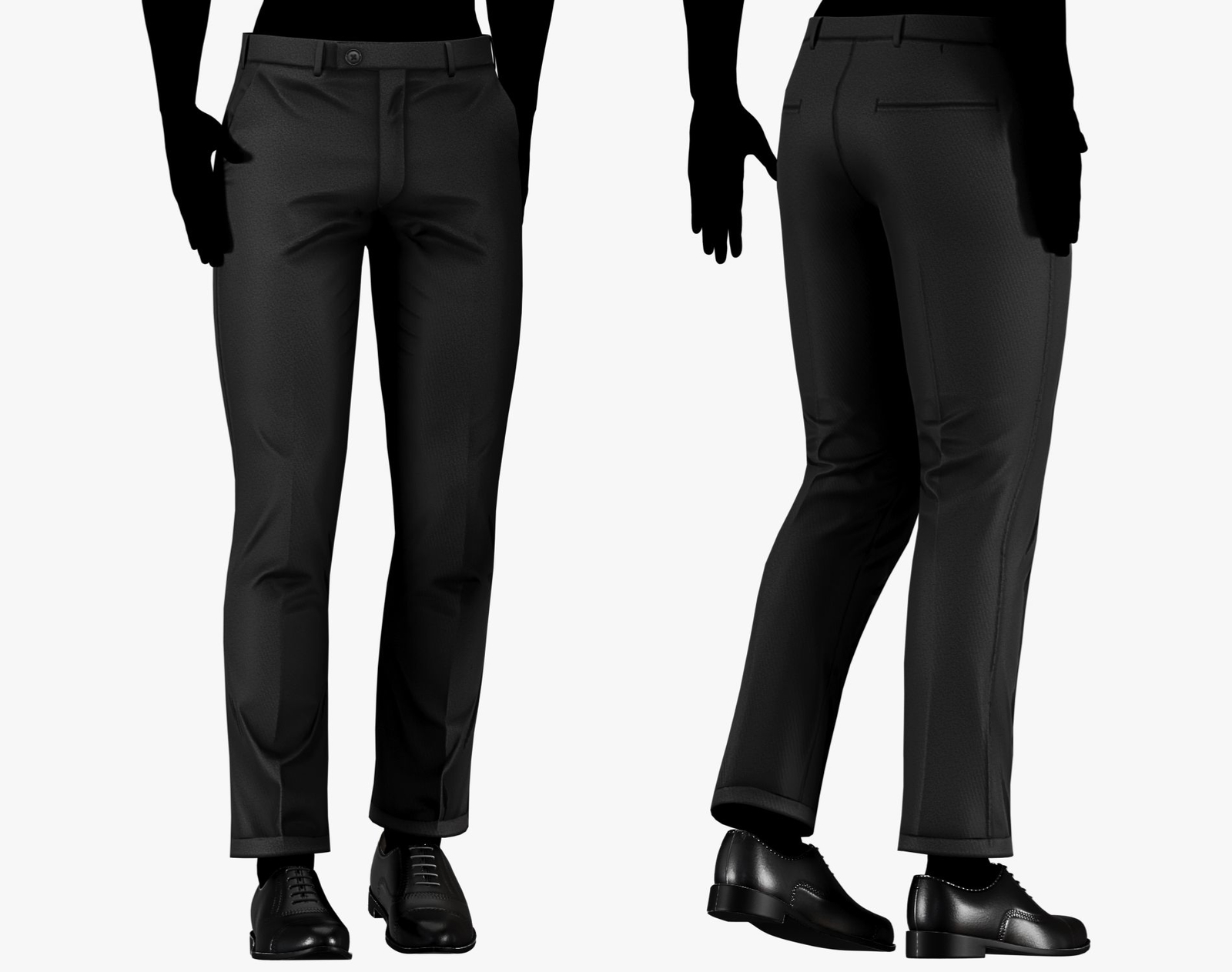 Suit Pants Mafia Style Pack 02 | WOLVES STUDIO
