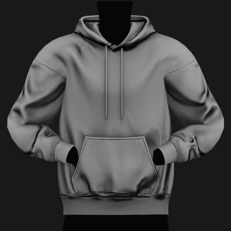 Sweatshirt Essentials Pack | 10 Colors | Rigged | VRChat Clothing | WOLVES STUDIO