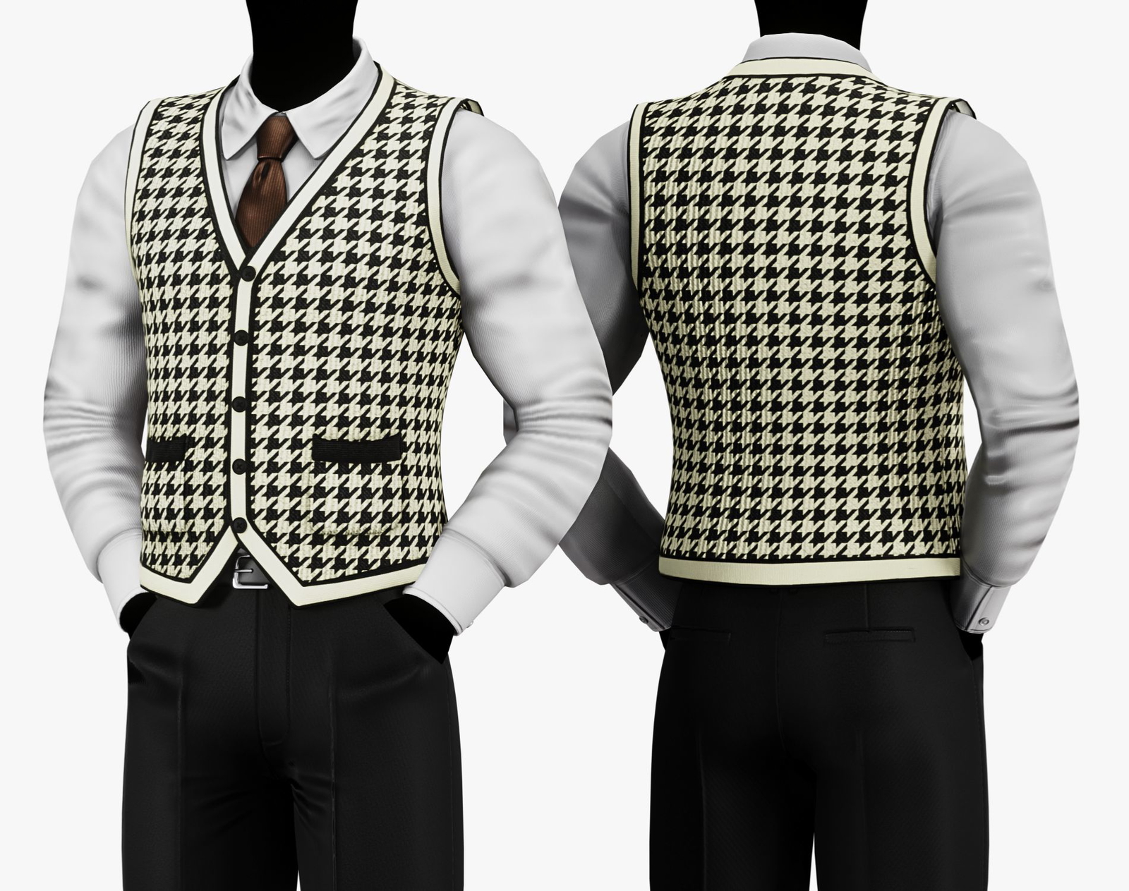 Dark Academia Sweater Vest Pack | WOLVES STUDIO