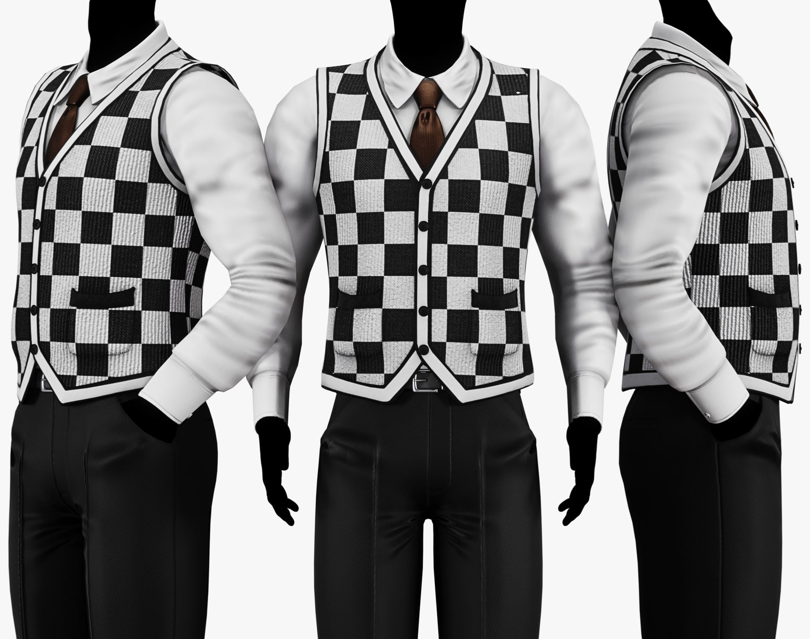 Dark Academia Sweater Vest Pack | WOLVES STUDIO