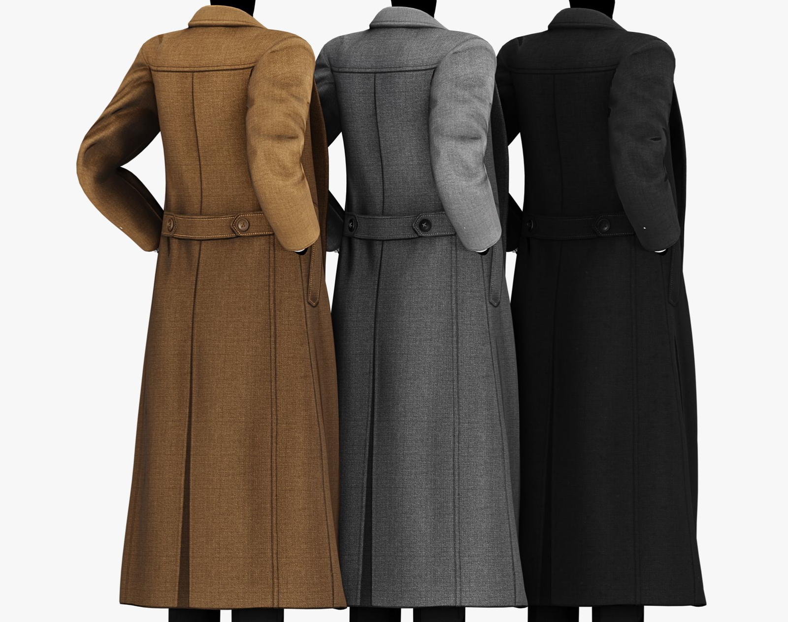 Classic Mens Winter Overcoat | WOLVES STUDIO