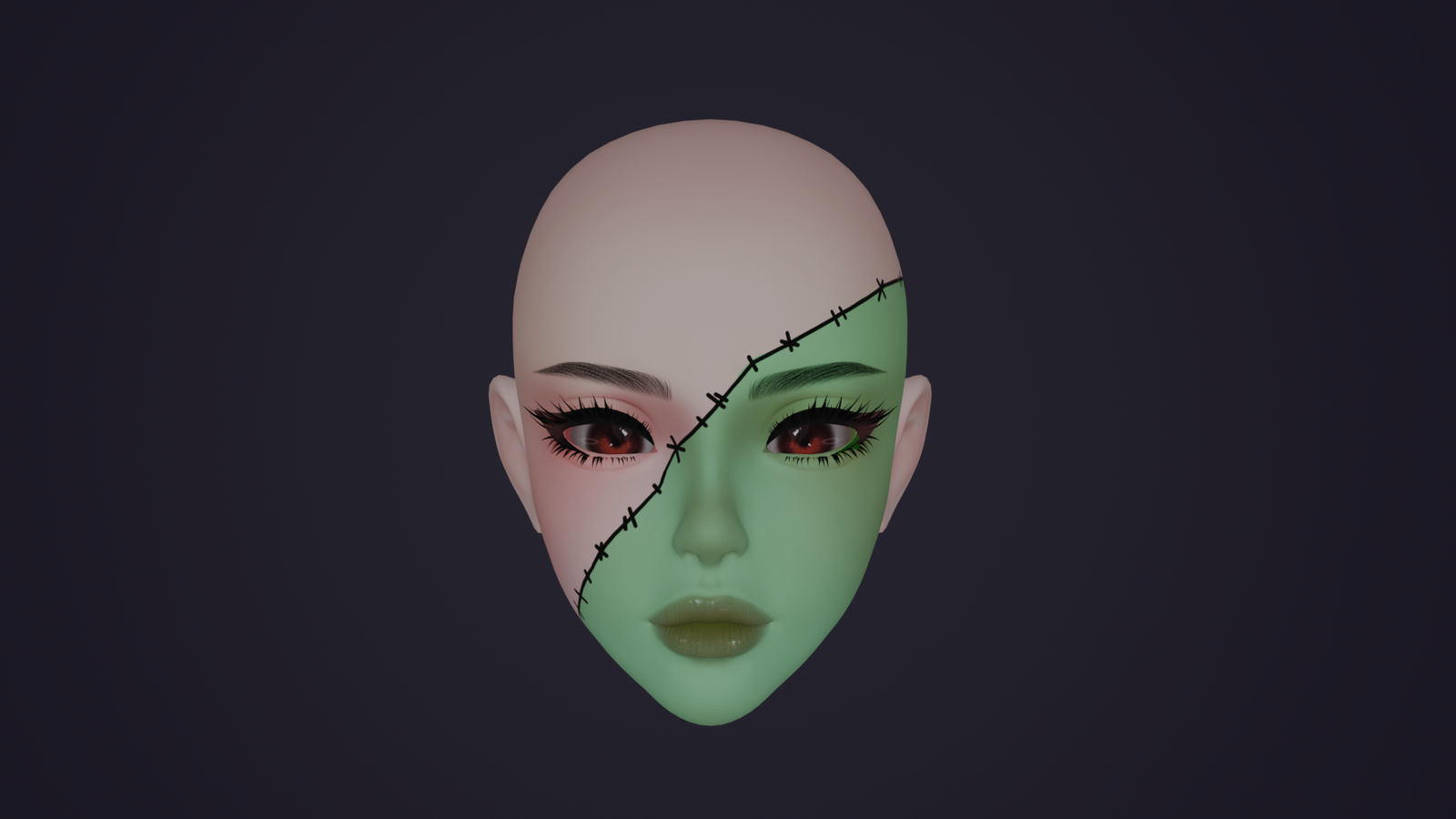 Zombie textures (6 Heads+ 3 Bodys)