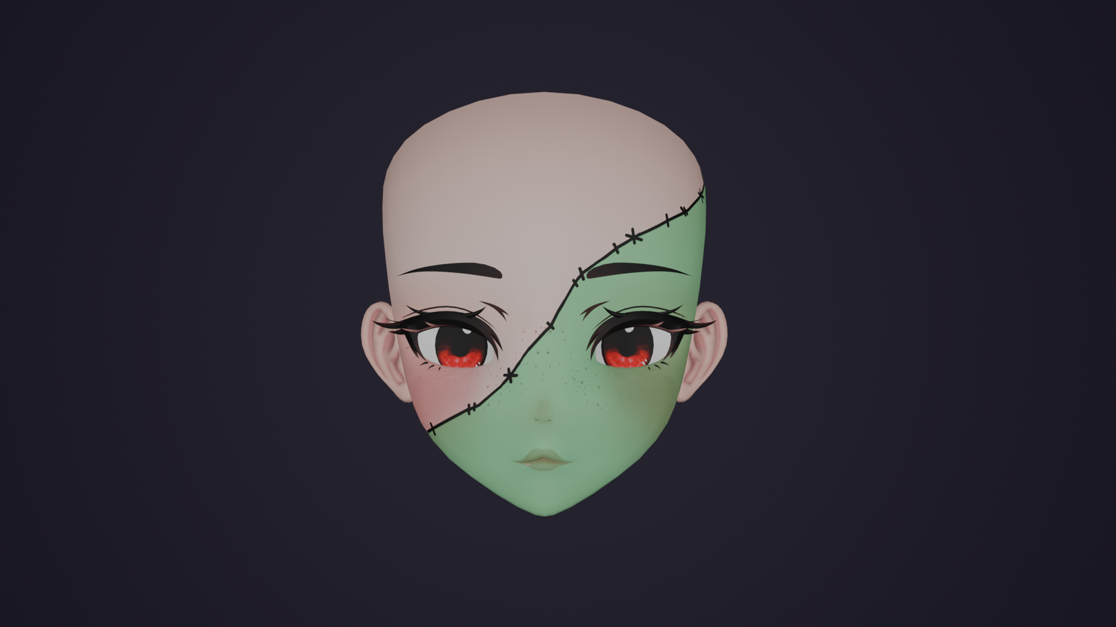 Zombie textures (6 Heads+ 3 Bodys)