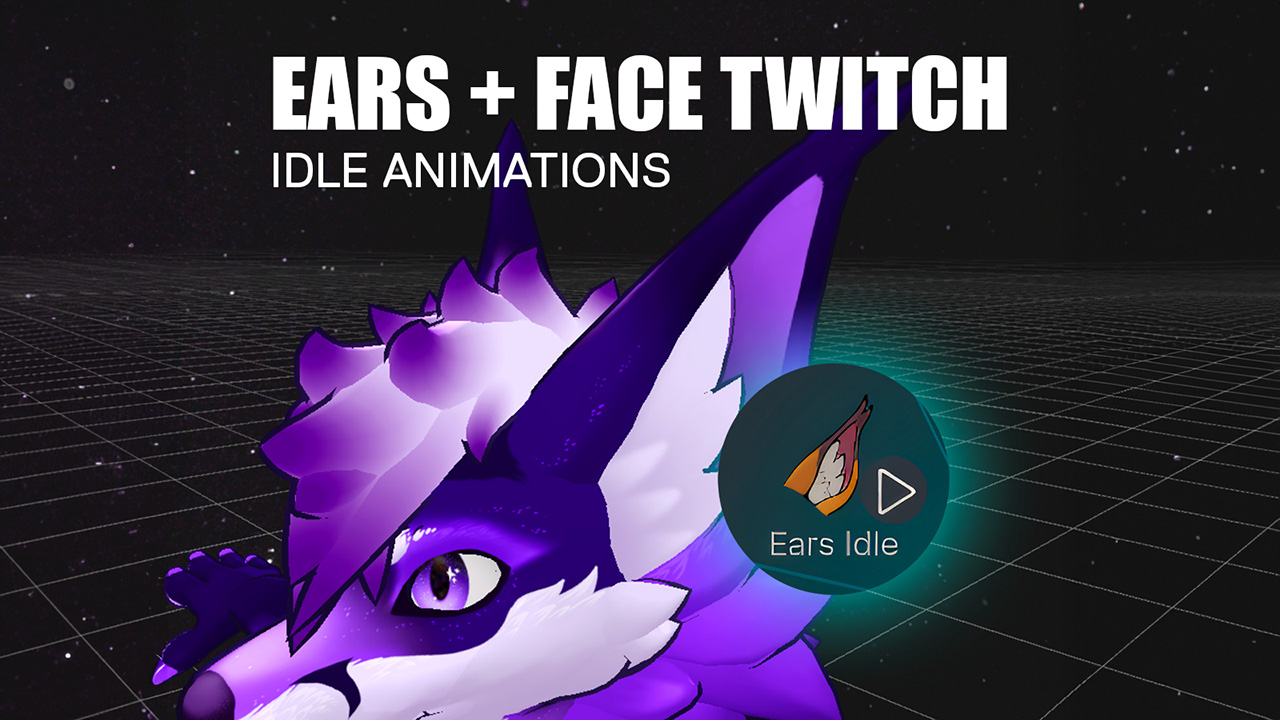 Vulper - Idle Ears Twitch & Face Animation!
