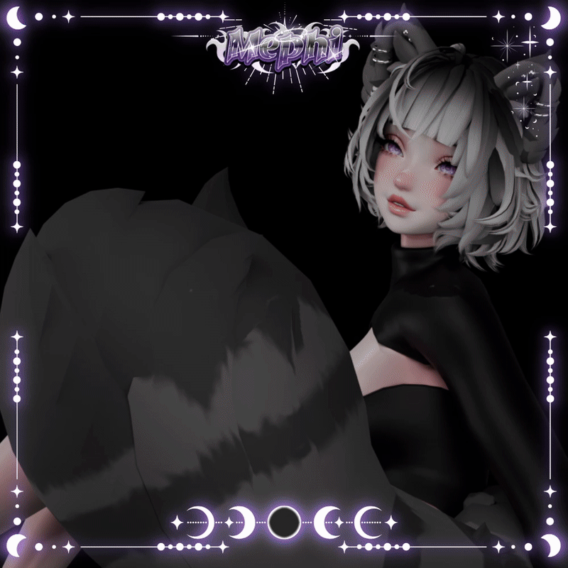 ฅ Fluffy Raccoon / Red Panda / Tanuki Set ฅ VRCFury ฅ