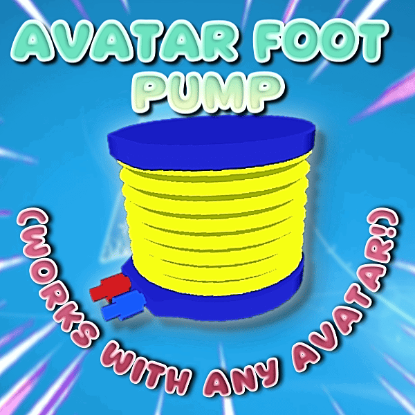 The Avatar foot pump!