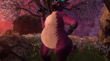VRChat Moonfang Fat Edit and with ARKit shapes and dynamics
