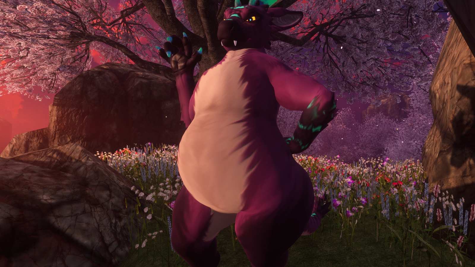 VRChat Moonfang Fat Edit and with ARKit shapes and dynamics