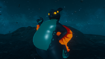 Fat Slipfin Furry Alien DLC with physics, dynamics, and animation.