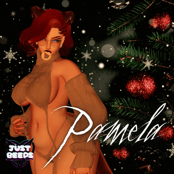 Pamela, The Christmas Cougar (Gogo, SPS, Particles)
