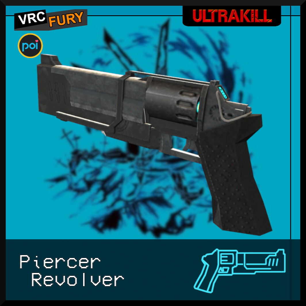 Piercer Revolver from ULTRAKILL (VRChat)