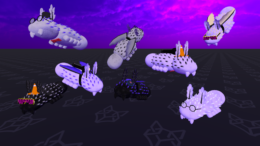 (Roblox Pressure) Deep Sea Bunny Avatar Prefab