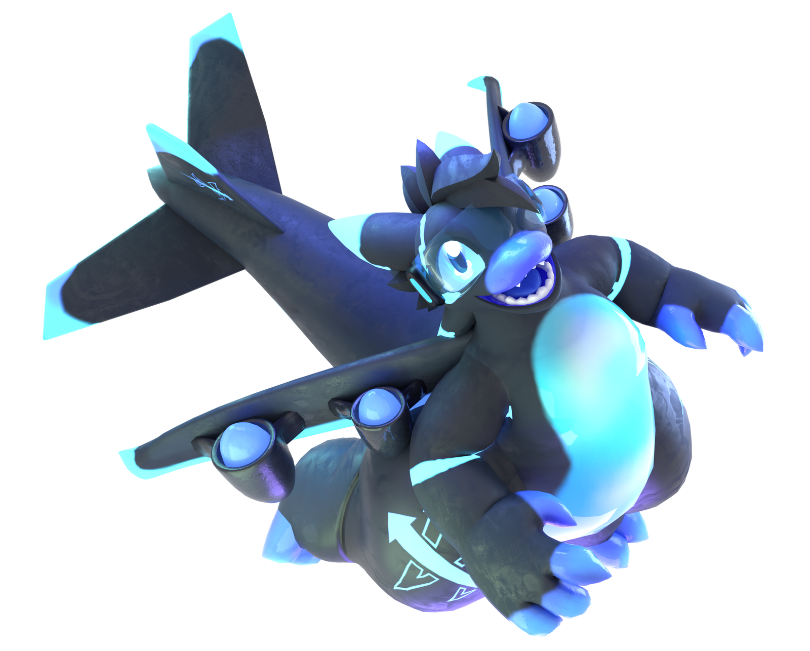 Stylized Aeromorph / Airplane Dragon