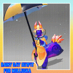 Rainy Day Outfit for Molluska