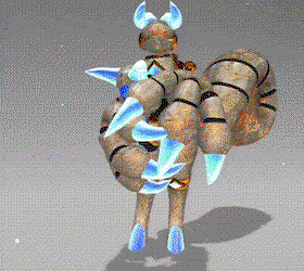 Marble Chameleon Doll