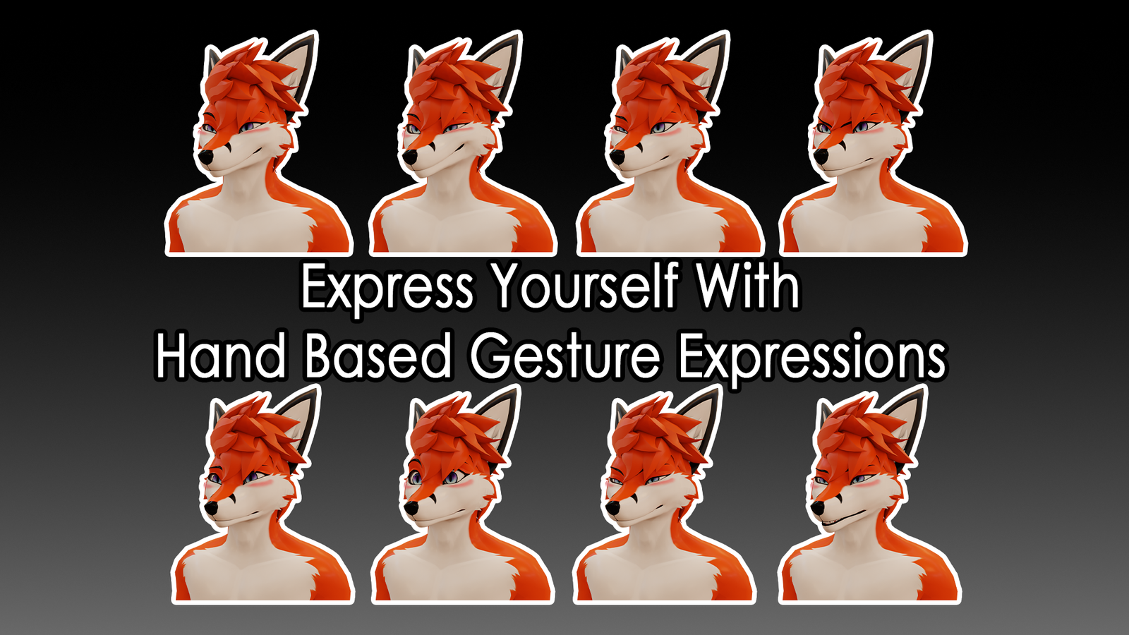Porcelain Fox - Stylized Vulpine Avatar Base for VRChat