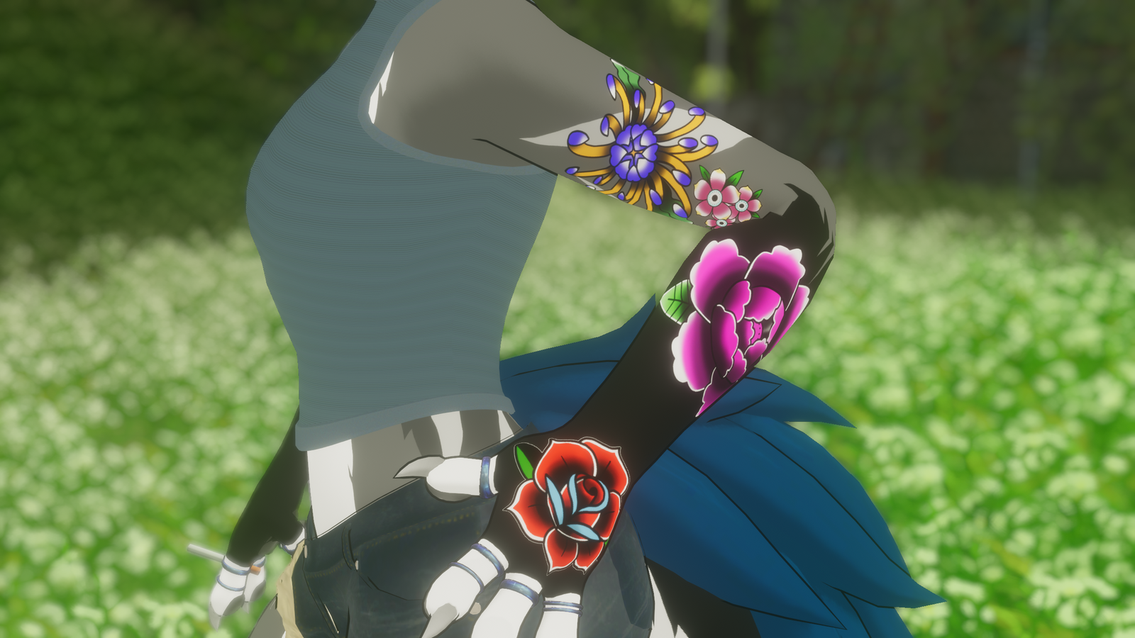 Nova Beast - Flower Tattoos