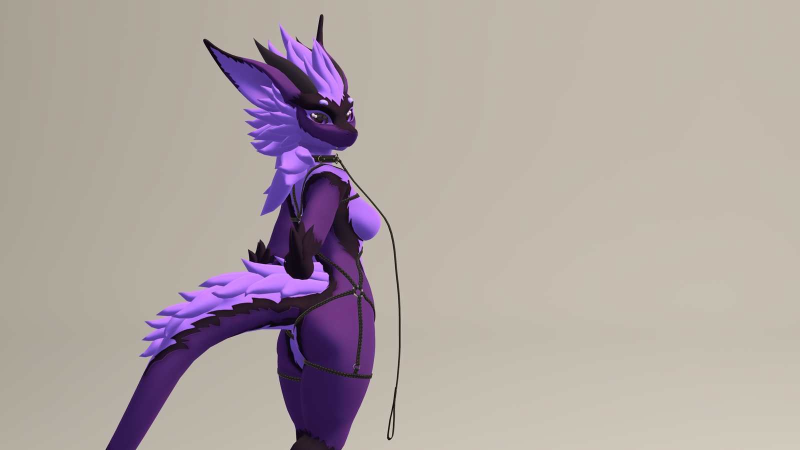 Harness and Collar set for Nexie's Female Nardoragon