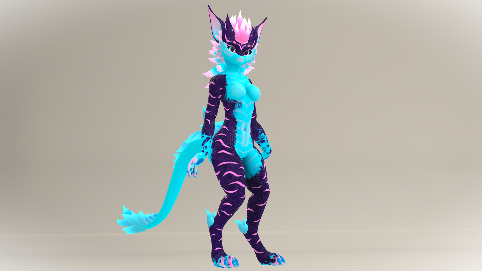 "Pastel Dragon" Texture for Nexie's Female Nardoragon