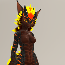 "Abyssal Dragon" Texture for Nexie's Female Nardoragon