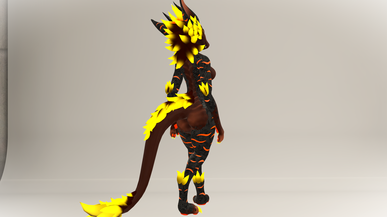 "Abyssal Dragon" Texture for Nexie's Female Nardoragon