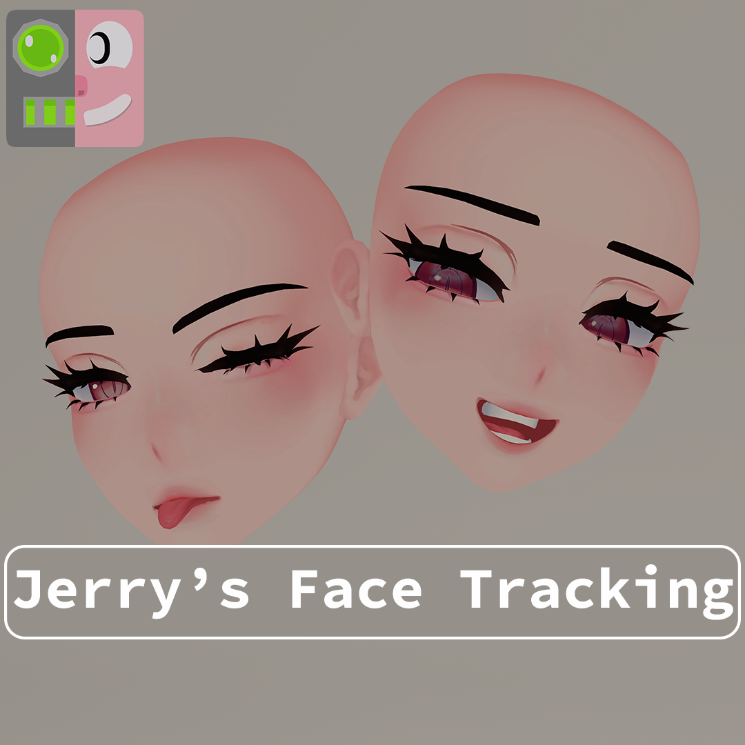 Sweaty Female Head Jerry's Face Tracking Add-On