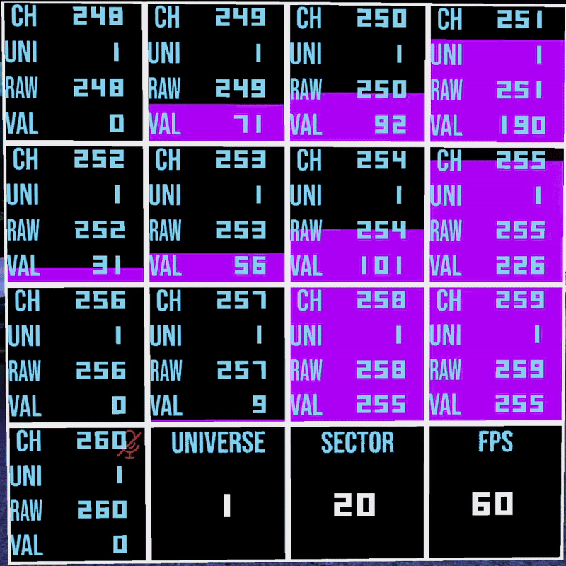 TS VRSL DMX Debugger