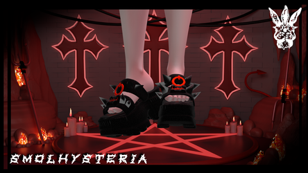Demonic sandles-