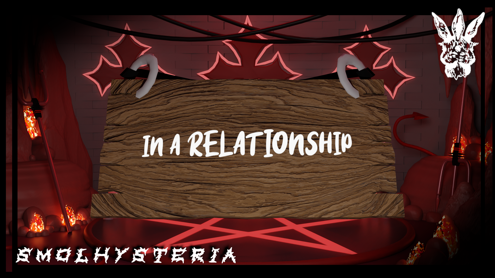 Wooden signage - Taken (Hell Edition)