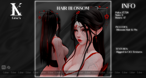 . Hair & Pin Blossom