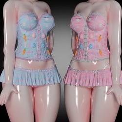 Top + skirt + boots Special Easter ( Easter Special )