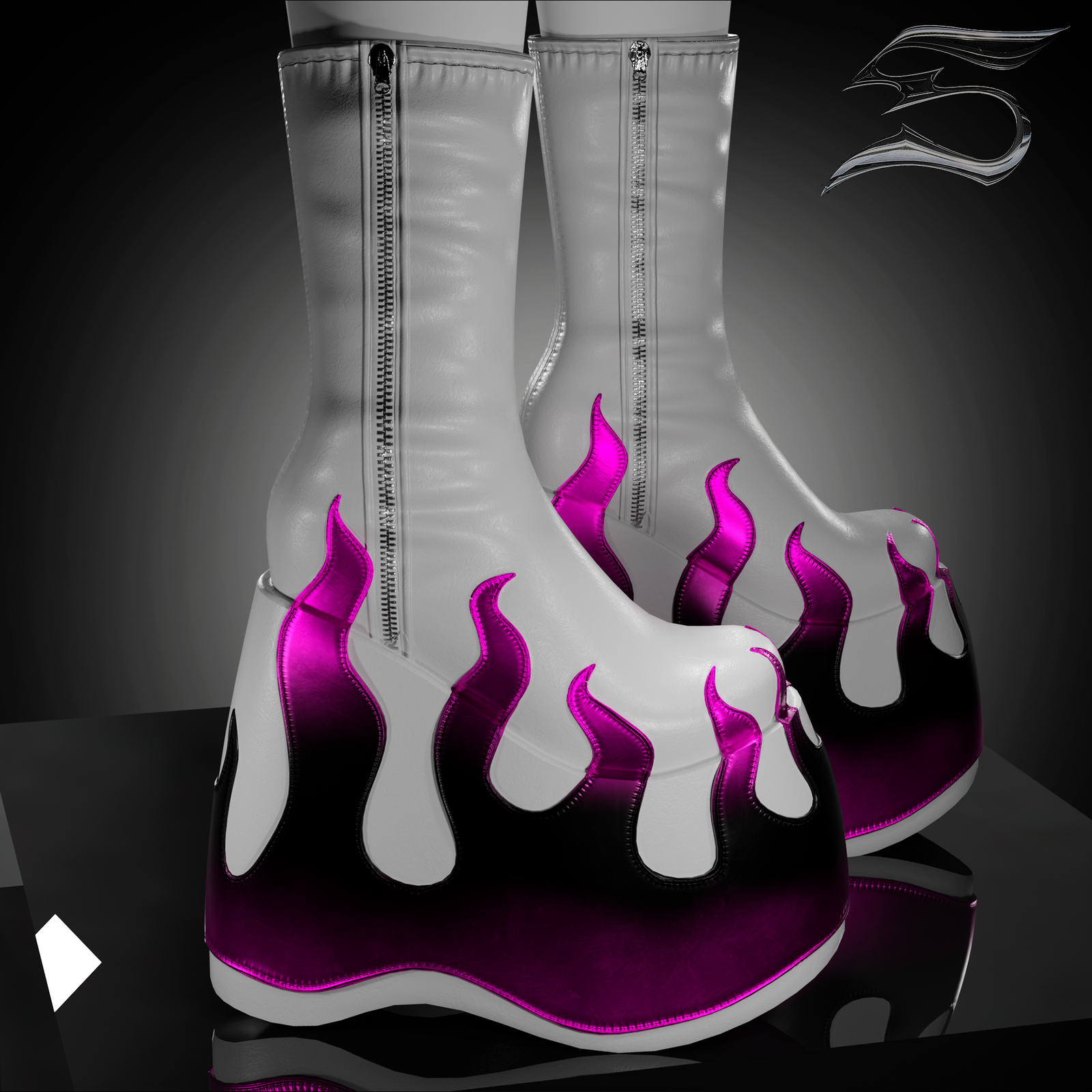 Mini Boots Flame (personal and commercial)