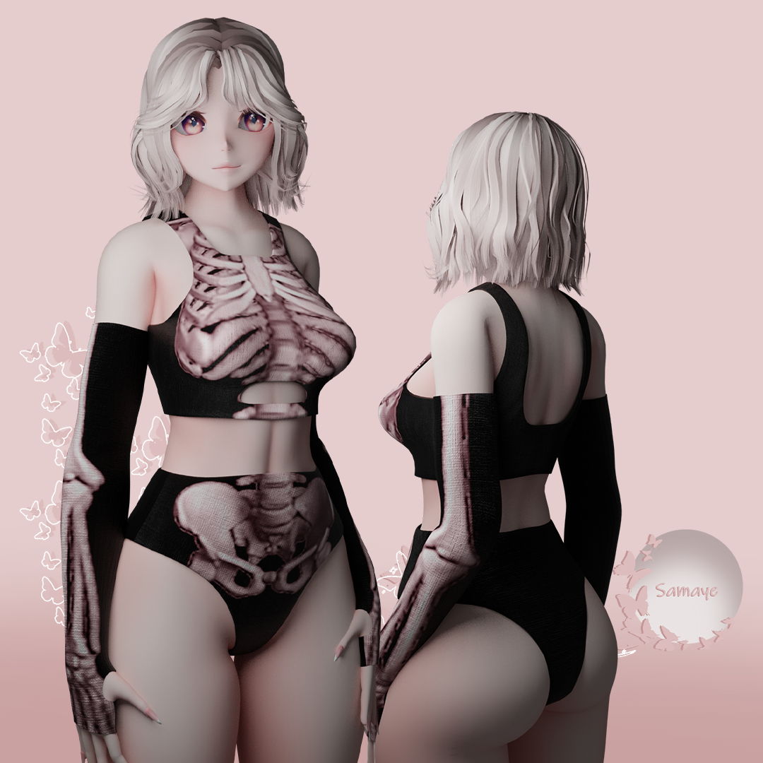 Skeleton Rave Outfit