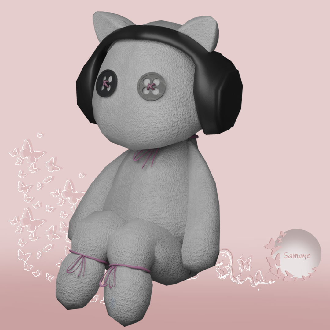 Plush Kitty Sock Doll