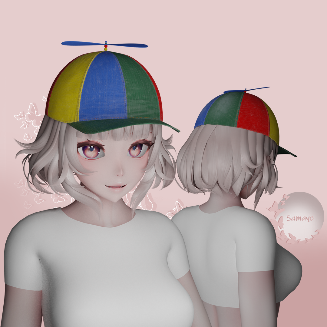 Spinnable Propeller Hat