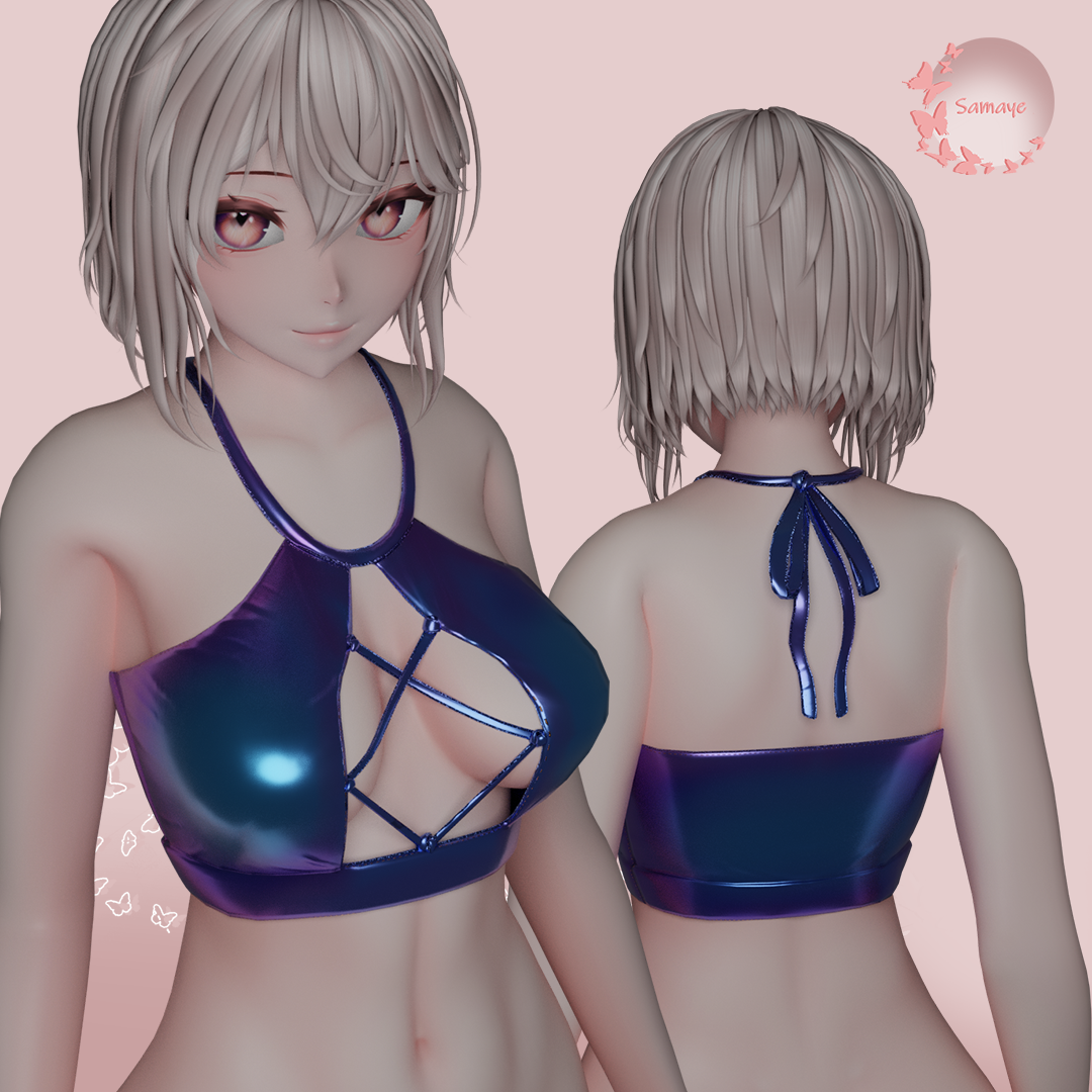 Latex Rave Top