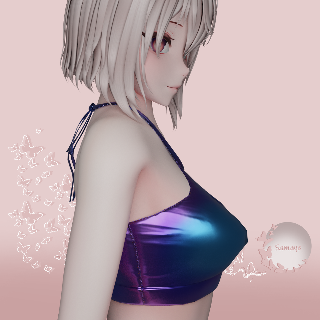 Latex Rave Top